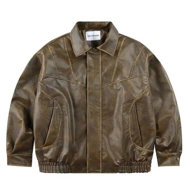 Leather Jackets in Olive Green and Black for Durability - Estalios