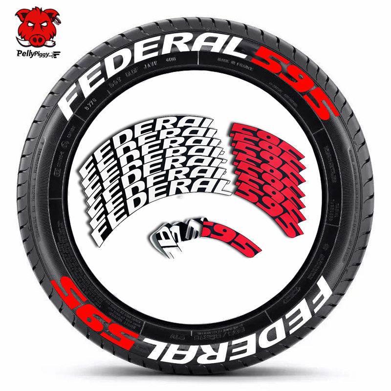 One-Piece Set Tire Letter Stickers for Stylish Customization - Estalios