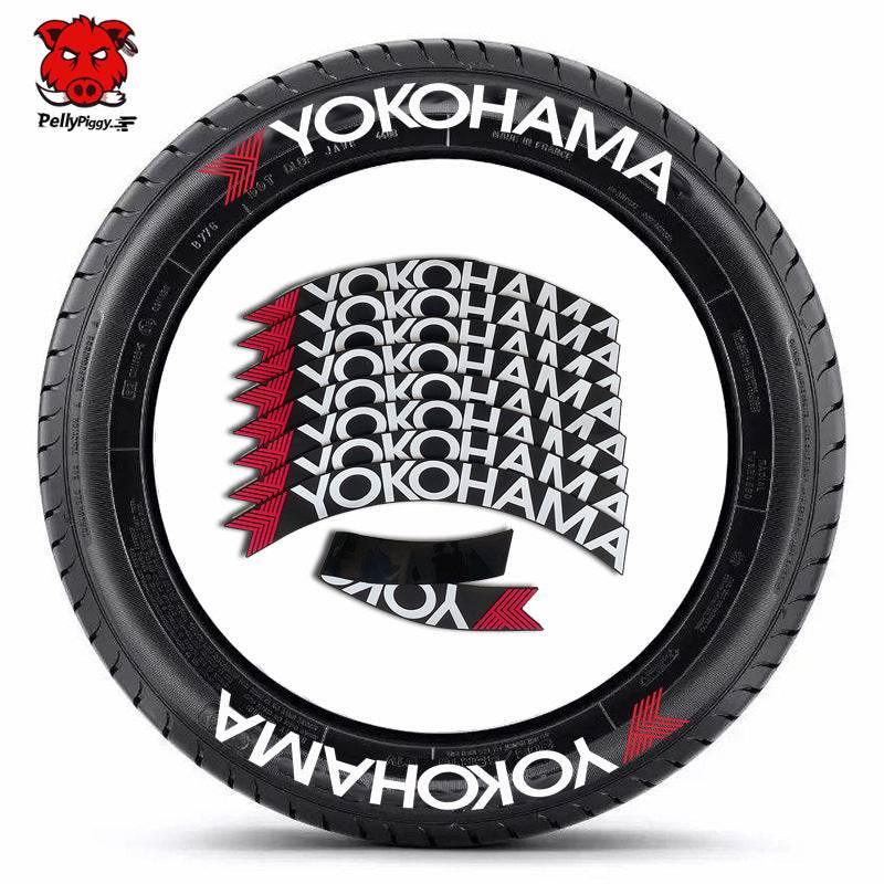 One-Piece Set Tire Letter Stickers for Stylish Customization - Estalios