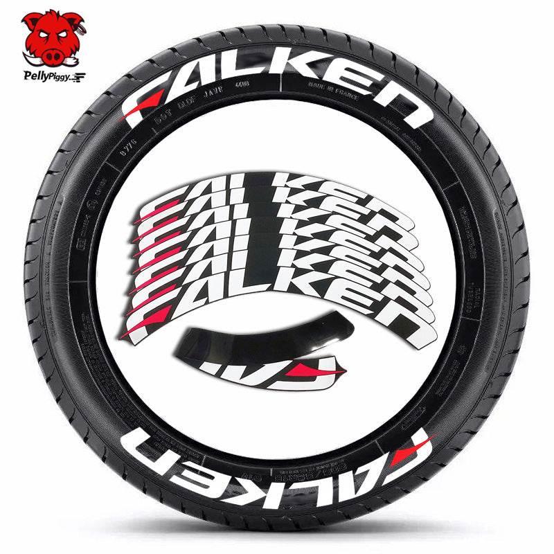 One-Piece Set Tire Letter Stickers for Stylish Customization - Estalios