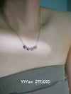 One Style for Dual-Wear Clover Emerald Necklace in Silver - Estalios