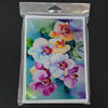 Orchids in Watercolor Greeting Cards Pack of 8 Blank Notes - Estalios