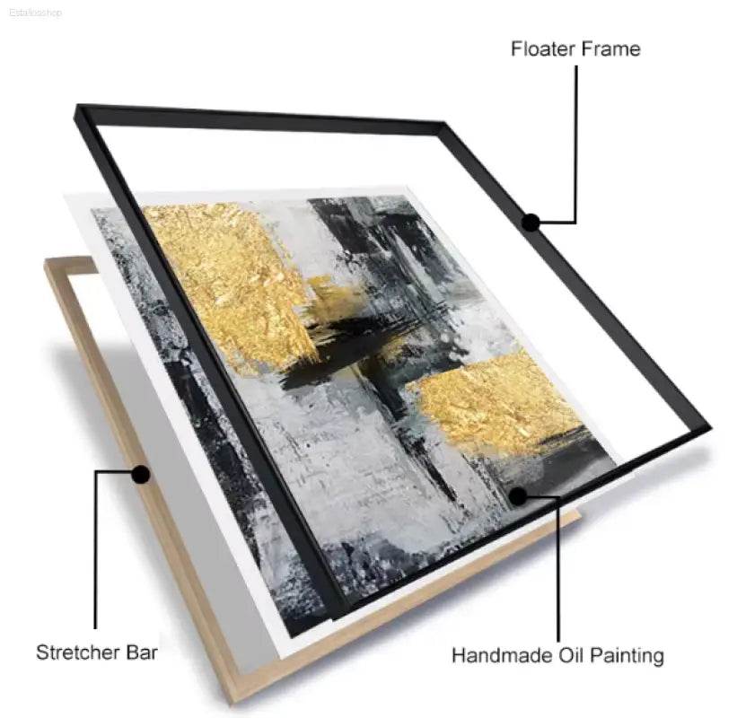 Modern Abstract Wall Art for Earth Tone Living Room Decor - Estalios