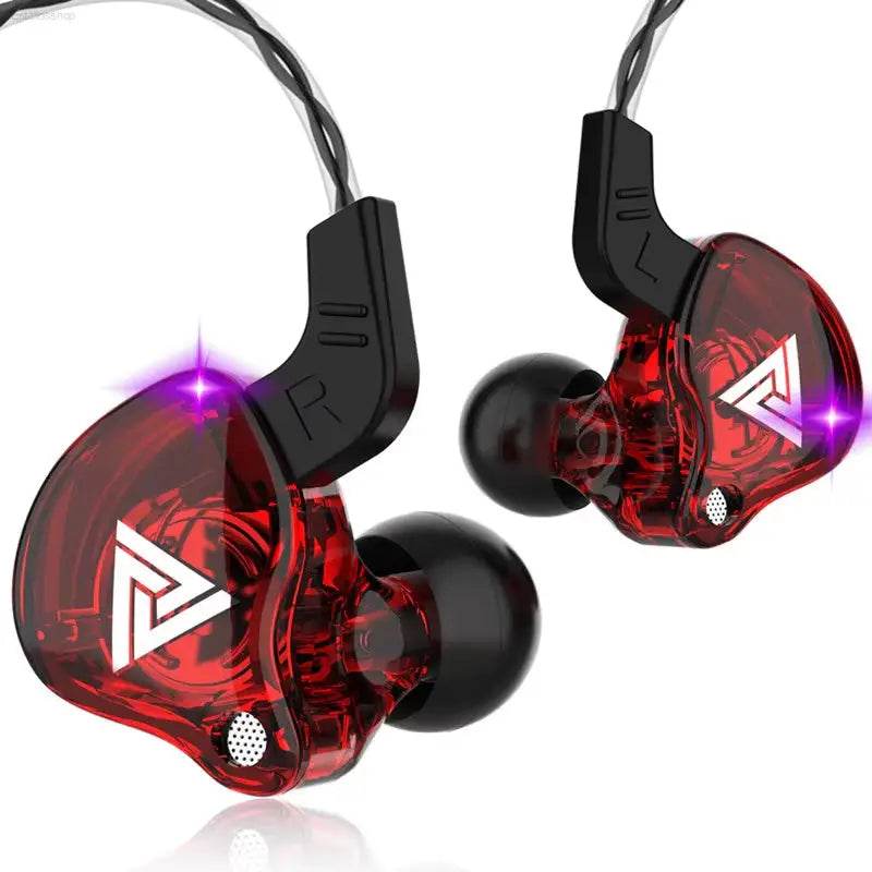 Original QKZ AK6 Copper Driver Hifi Wired Earphone 3.5MM Race Sport Headphone Bass Stereo Headset Music Earbuds in Ear with Mic - Estalios
