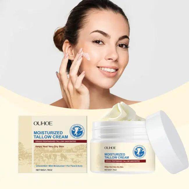 Dynamic Tallow Cream Unleash Radiant Moisture for Glowing Skin - Estalios