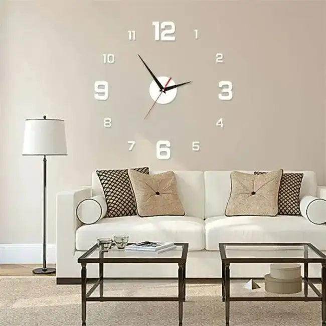 Dazzle Your Space with Our Bold Oversized Black Clock - Estalios