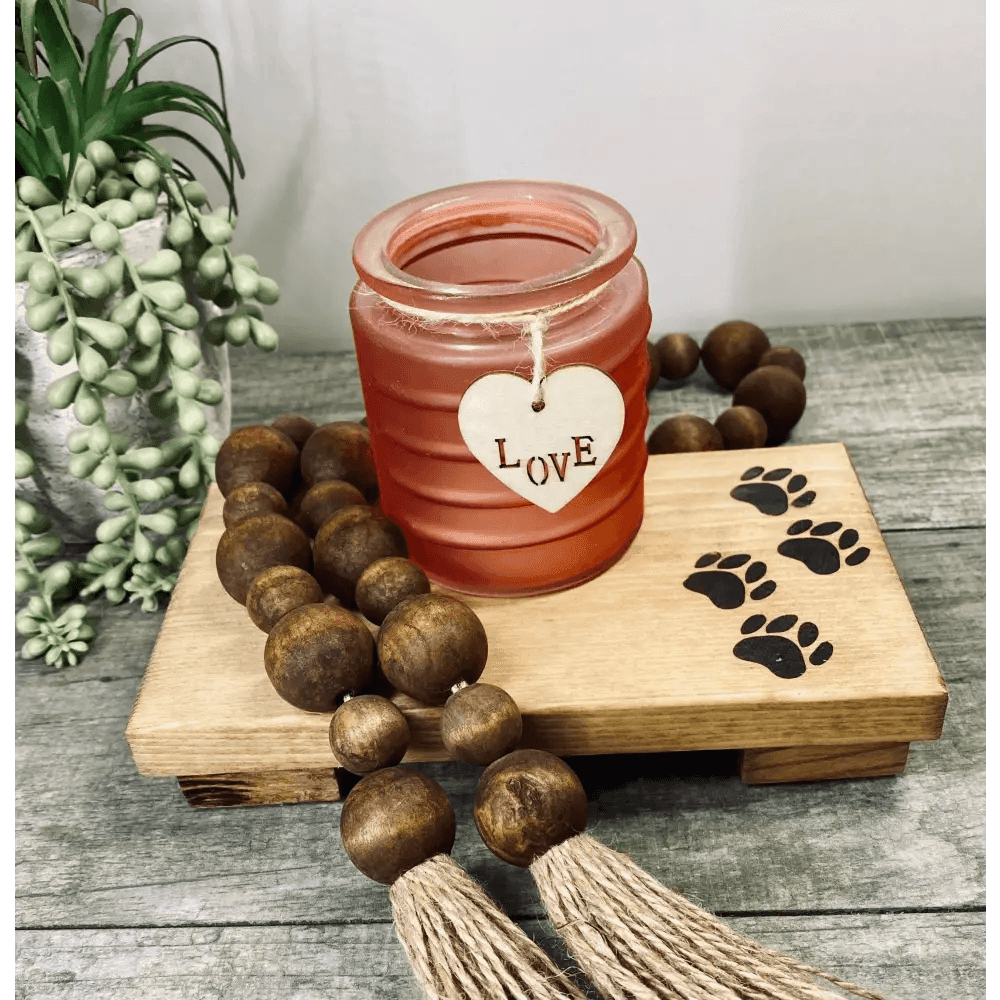 Rustic Wooden Riser for Soap and Plants Display - Estalios