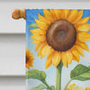Watercolor Dog Sunflower Flag: Unleash the Joy! Here is the Product Description you Requested: Brighten your Garden with our Charming Watercolor Dog Sunflower Flag, - Estalios