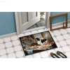 Pawsome Holiday Dog Kitchen Mat for Festive Furry Fun - Estalios
