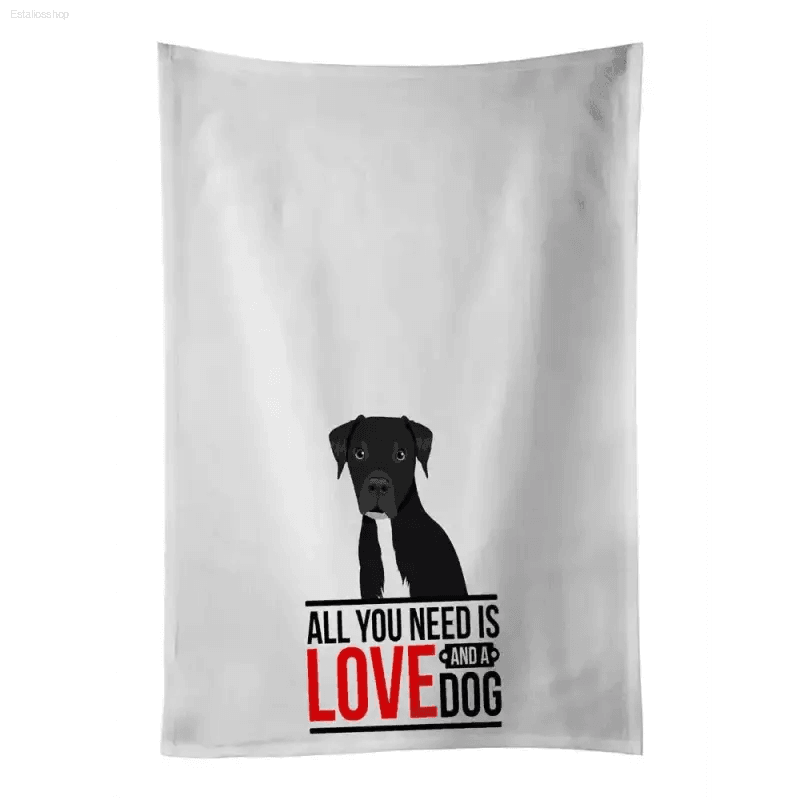 Pawsome Kitchen Upgrade! Elevate your kitchen decor with our delightful Dog-Themed Kitchen Towel, a charming addition that combines functionality - Estalios