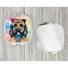 Pawsome Pocket Glam: Double Doggy Mirrors! Here's a Product Description: Get Ready to Unleash your Inner Beauty with our Adorable Dog Design - Estalios