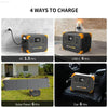 Pecron E500LFP Solar Generator 576Wh with 100W Panel - Estalios