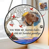 Pet Loss Personalized Photo Stained Glass Suncatcher - Estalios