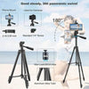 Phone Tripod For Video Recording With Bluetooth Remote - Estalios