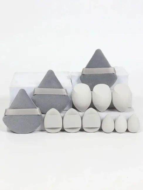 Pink Makeup Sponge Set - 12-Piece for Flawless Blending - Estalios
