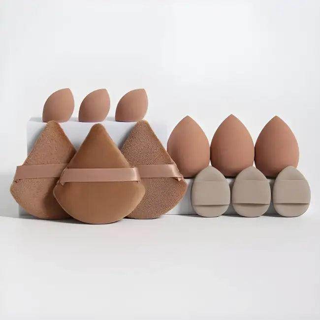 Pink Makeup Sponge Set - 12-Piece for Flawless Blending - Estalios