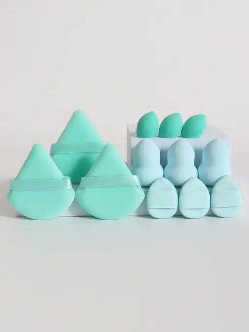 Pink Makeup Sponge Set - 12-Piece for Flawless Blending - Estalios