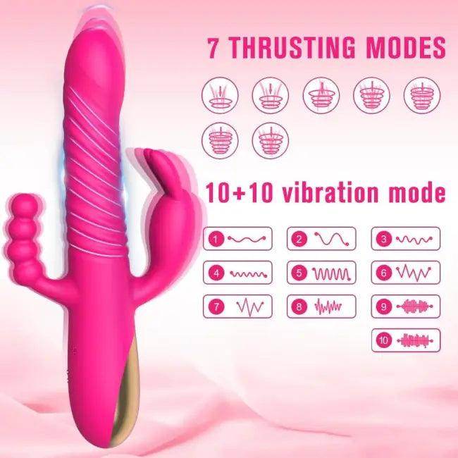 Sassy Pink Rabbit Vibe for Ultimate Pleasure Experience - Estalios