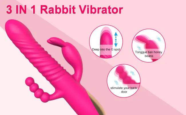 Sassy Pink Rabbit Vibe for Ultimate Pleasure Experience - Estalios