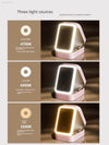 Pink Perfection: Light Up your Flawless Beauty Routine with this Makeup Mirror! Shine Bright with the Pink Perfection Makeup Organizer, your New Secret Weapon - Estalios