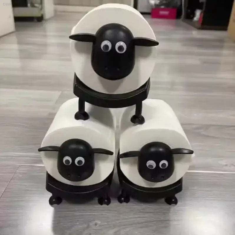 π Playful Charm β Sheep Toilet Paper Roll Holder | Fun & Functional DΓ©cor for Quirky Bathrooms - Sheep Tissue Box