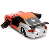 Blaze your Own Trail: Orange Porsche Gt3 Model Car! Unleash your Inner Speed Demon with this Stunning Orange and Silver Porsche 911 - Estalios