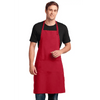 Port Authority Easy Care Extra Long Bib Apron with Stain Release A700 for Ultimate Protection - Estalios