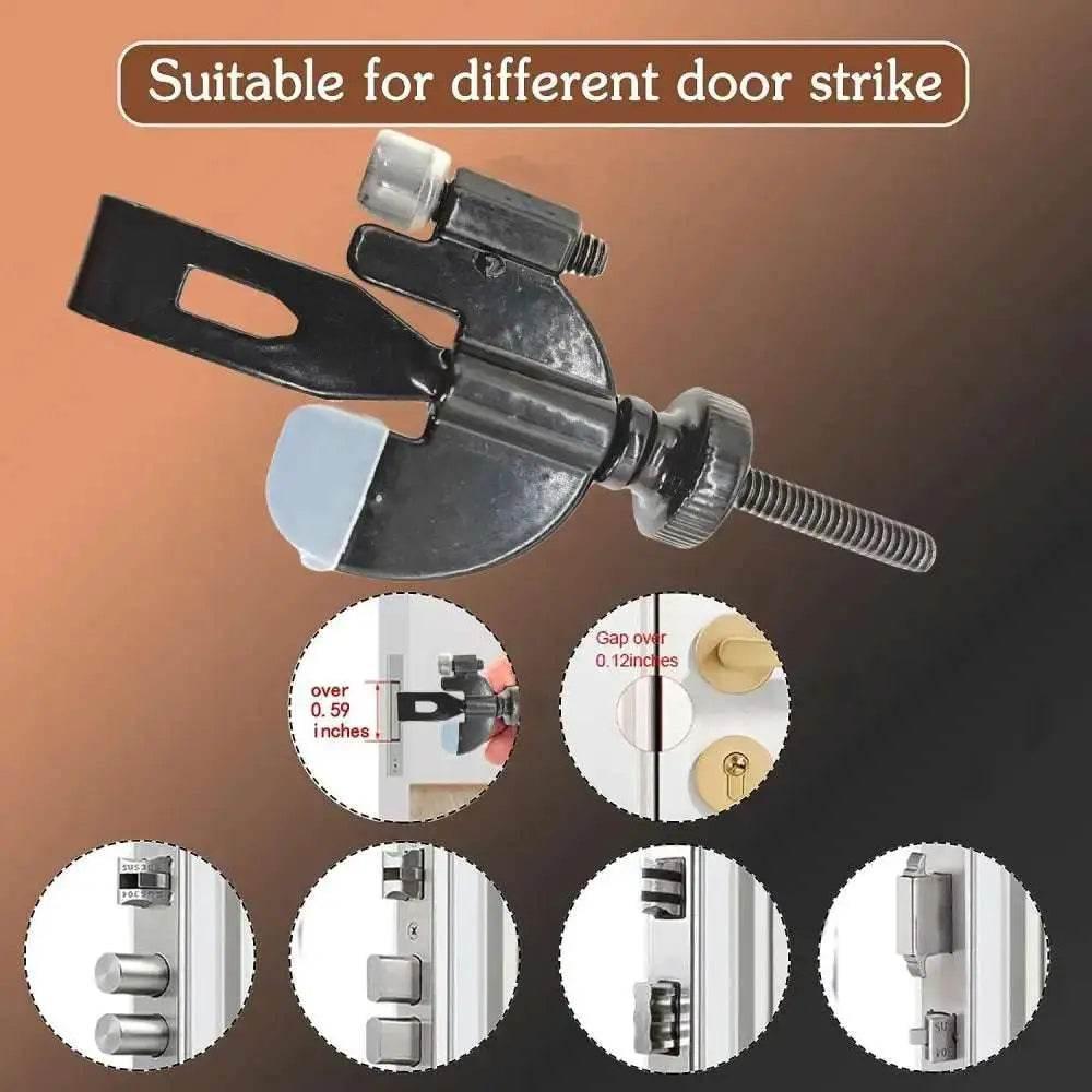 Portable Door Lock Privacy Extra Security Lock for Travel - Estalios