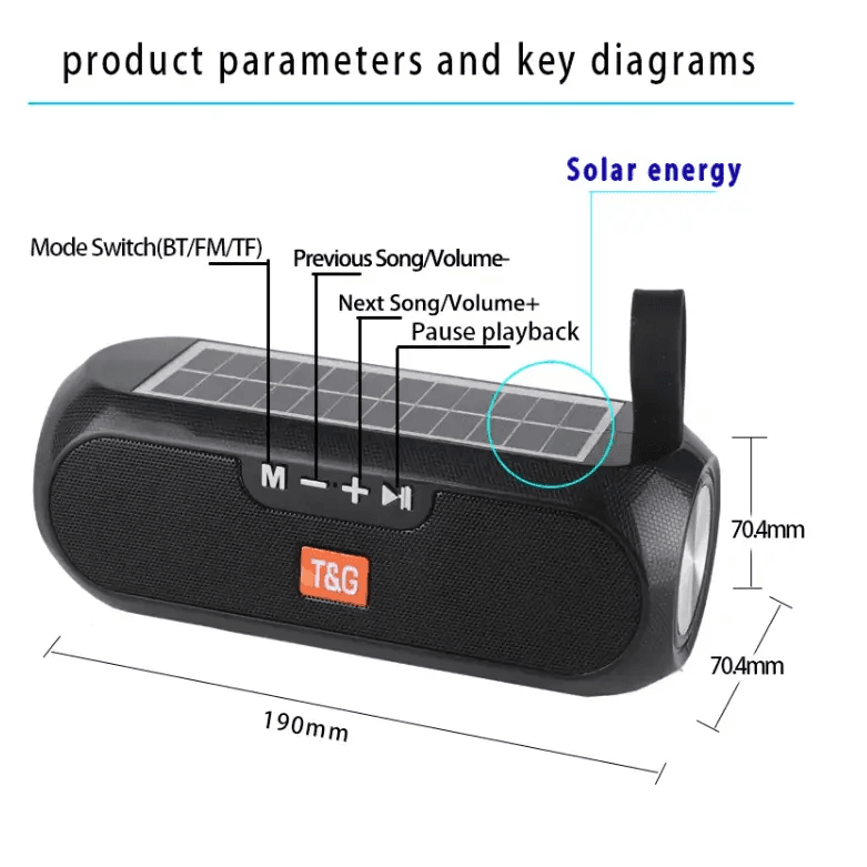 Portable Outdoor Home Theatre Speaker with 10 Hours Playback - Estalios