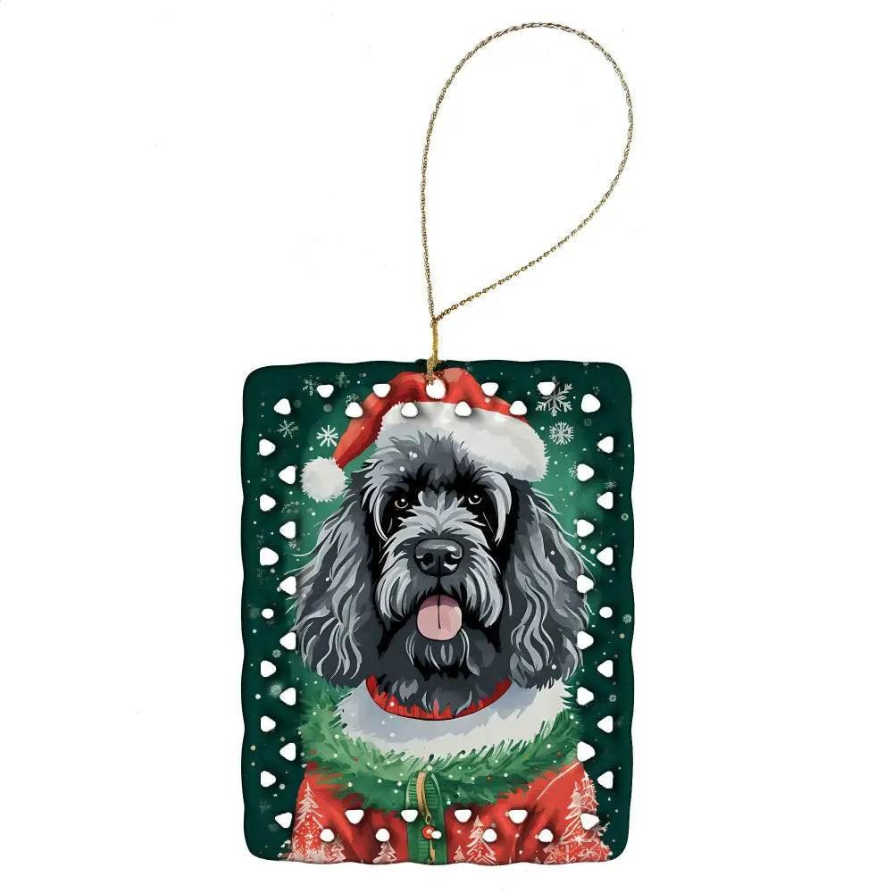 Portuguese Water Dog Christmas Ornament for Personalized Holiday Decor - Estalios