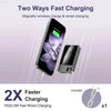 Portable phone charger with digital display.