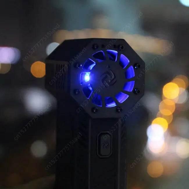 Unleash Cool Power with the Black Mini Turbo Jet Fan - Estalios