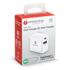 PowerPeak PD Wall Dual Port Charger 20W for Fast Charging - Estalios