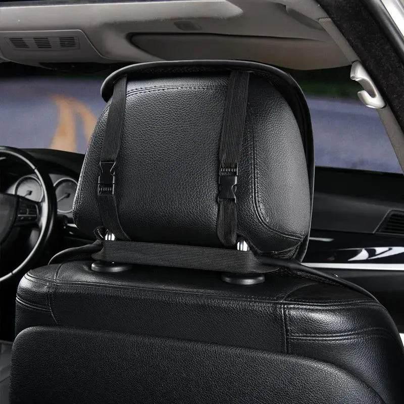 Premium Leather Car Seat Cushion with Elegant Rhinestone Decor - Estalios