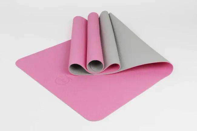 Amp Up Your Practice with the Bold Orange Gray Yoga Mat - Estalios