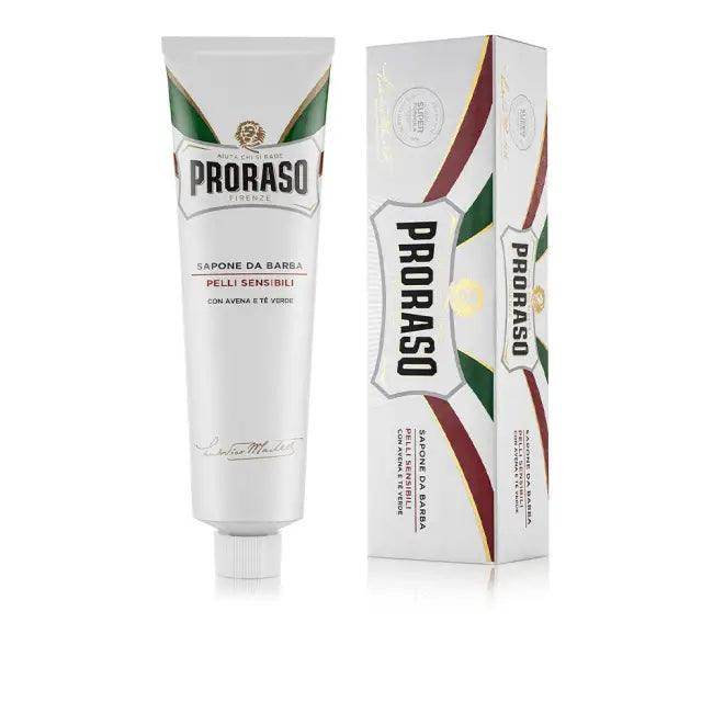 Proraso White Shaving Cream for Sensitive Skin Relief - Estalios