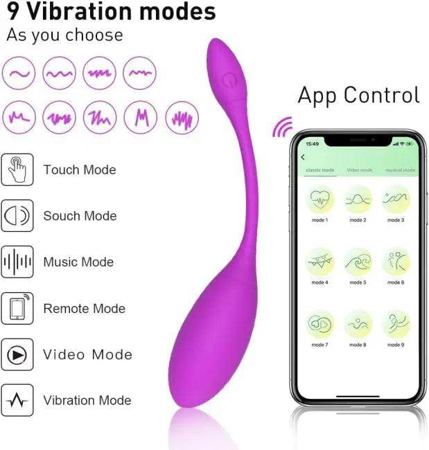 Experience Ecstasy with the Purple Curved App Vibe for Ultimate Pleasure - Estalios