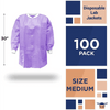 Unleash Ultra Violet: Grab your Purple Disposable Lab Jacket Pack Now! Here's the Product Description you Requested: Step Into the Lab with Confidence - Estalios