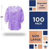 Unleash Ultra Violet: Grab your Purple Disposable Lab Jacket Pack Now! Here's the Product Description you Requested: Step Into the Lab with Confidence - Estalios