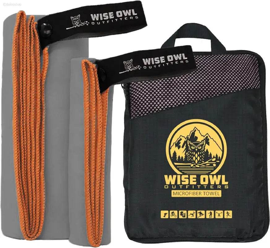 Quick-Dry Microfiber Camping Towel - Lightweight & Compact Travel Essential for Hiking, Beach, Gym, & Yoga - Estalios