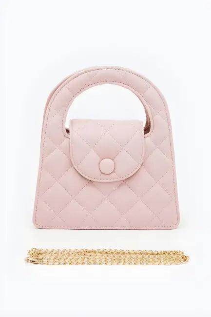 Chic Quilted Handbag with Luxe Gold Chain for Elegance - Estalios