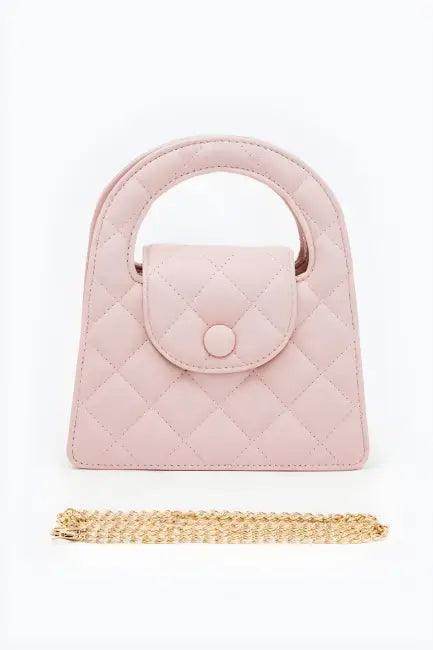 Chic Quilted Handbag with Luxe Gold Chain for Elegance - Estalios