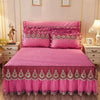Quilted Lace Bed Skirt Thickened Plus Cotton Bedspread Single Piece Simmons Bed Cover Bed Circumference 1.8m Bed - Estalios