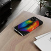 Rainbow lips phone case.