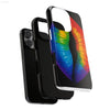 Rainbow lips phone case.