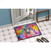Rainbow Sheep Doormat: Hippie Animal Sheep Style! - Estalios