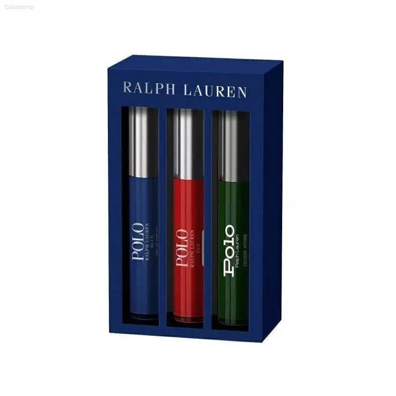 Ralph Lauren Polo Cologne for Men - 3 Piece EDT Spray Set (0.34 Oz) - Estalios