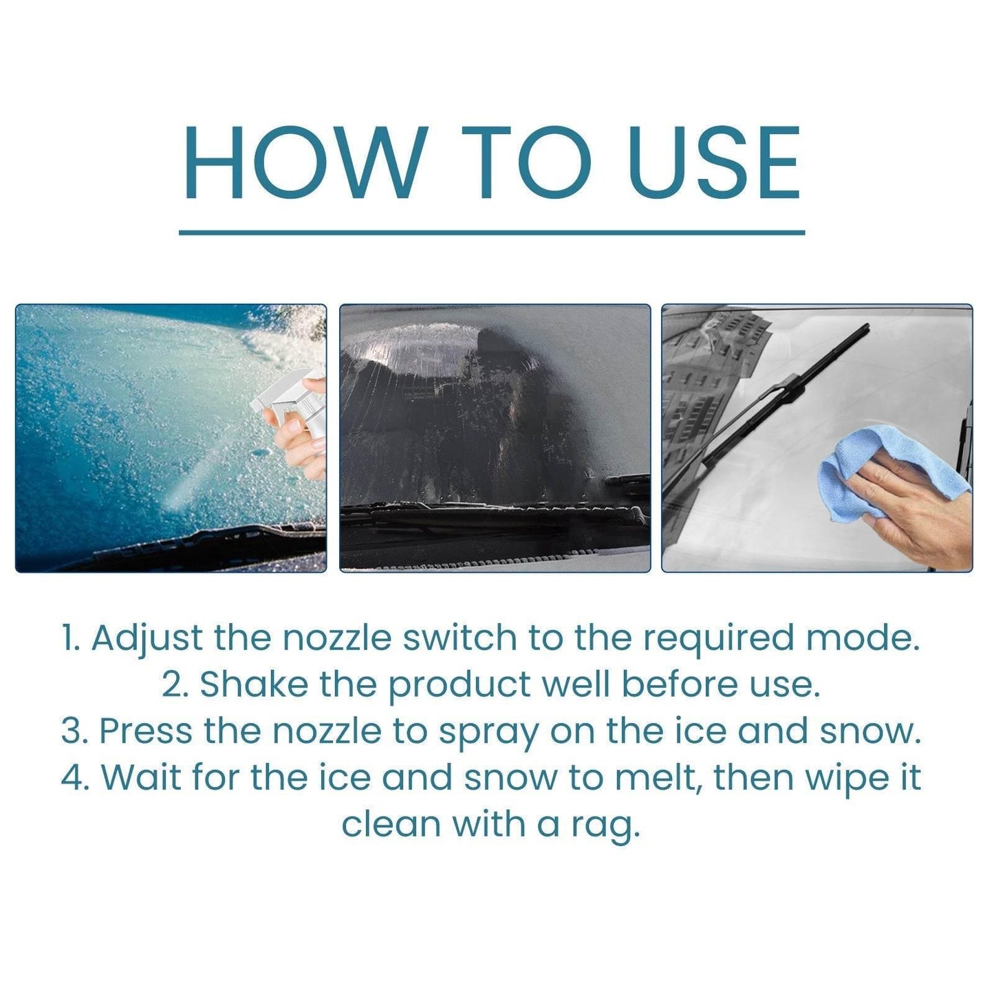 Rayhong Snow Defrosting Agent for Fast Car Window Melting - Estalios