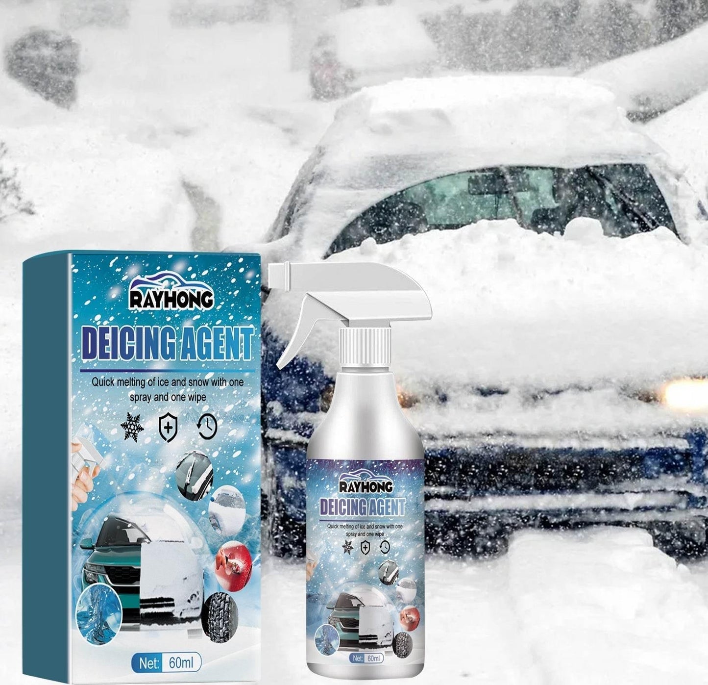 Rayhong Snow Defrosting Agent for Fast Car Window Melting - Estalios