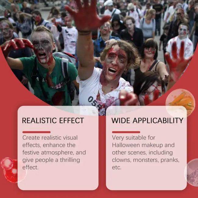 Spooky Fake Blood Makeup Kit for Dramatic Looks - Estalios